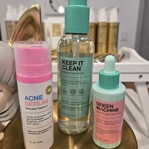 iNNBEAUTY Project Skincare Set – Cleanser + Acne Serum + Green Machine (NEW)